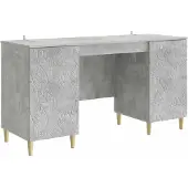 Syfax Escritorio Gris Hormigón 142,5 x 50 x 75 cm