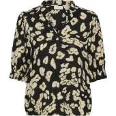 Kaffe Blusa 'KAElly' beige / beige claro / negro