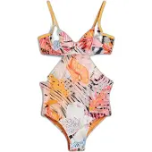 Desigual Traje de baño curry / naranja / negro / blanco