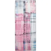Desigual Chal azul / gris / pitaya / blanco