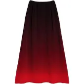 Desigual , Falda midi degradado, Mujer, Poliester, Rojo, L