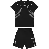 Lonsdale Ropa para correr 'Bewick' gris claro / negro / blanco