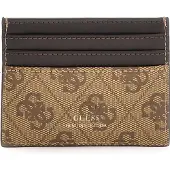 GUESS Estuche 'MILANO CARD HOLDER' beige / marrón