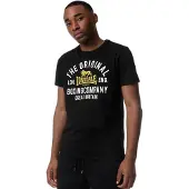 Lonsdale Camiseta 'Cloghfin' amarillo / negro / blanco