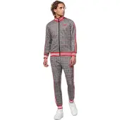 Lonsdale Chándal granadina / negro / blanco