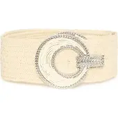 Ichi Cinturón 'IAELLIS' crema / plata