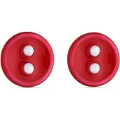 Luxenter Pendientes 'Lyros' rojo / plata / blanco