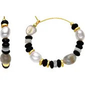 Luxenter Pendientes 'Nanys' negro