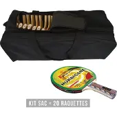 Sporti France Kit De Raqueta (bolsa + 20 Raquetas) Hurricane