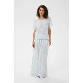 Kaffe Blusa 'KAvilia' azul cielo / blanco lana