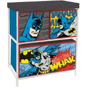 Arditex Estantería De Almacenamiento De 3 Cajones Batman