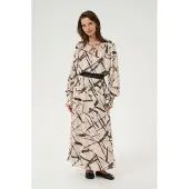 Kaffe Falda 'Archy' beige / negro