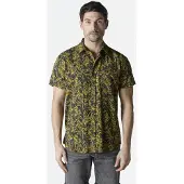 KOROSHI Camisa mostaza / negro