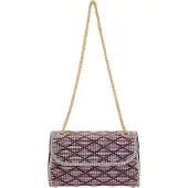 Faina Bolso de noche lila / ciruela