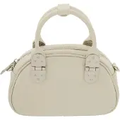 Faina Bolso de mano blanco lana