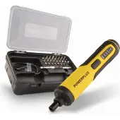 Powerplus Atornillador eléctrico Powx00420, 4V, color dorado, tamaño único / Enchufe europeo, 220V, color dorado, tamaño único