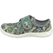 Beck Zapatillas de casa 'Saurier' añil / gris / verde / caqui