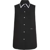 Karl Lagerfeld Blusa negro / blanco