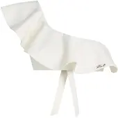Karl Lagerfeld Top de bikini crema