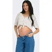 ONLY Maternity Blusa 'OLMEvalou Mette' gris