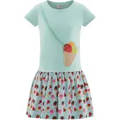 Happy girls Vestido aqua / verde claro / albaricique / frambuesa