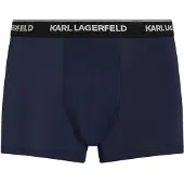 Karl Lagerfeld Calzoncillo boxer azul oscuro / negro / blanco