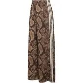 Adidas Originals Pantalón 'SATIN SNAKE PRINT WIDE LEG TRACK' beige claro / beige oscuro / marrón claro