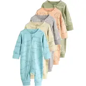 Next Pijama azul oscuro / amarillo claro / gris / verde / naranja claro