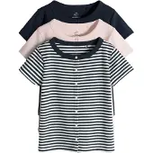 The Set Cárdigan navy / rosé / blanco