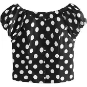 Next Blusa negro / blanco