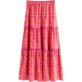 Next Falda naranja oscuro / rosa oscuro