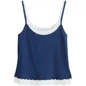 Next Top navy / blanco