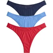 The Set Braga de bikini navy / azul claro / rojo