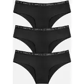 LEAFLETIC Panti 'Women’s Mid Rise Hipsters/Brief' negro