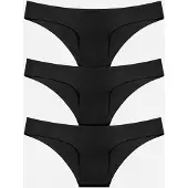 LEAFLETIC Panti 'Women’s Low Rise Hipsters Brief' negro