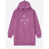LEAFLETIC Vestido 'Women’s Lounge Hoodie Jacket' rosa