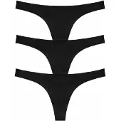 LEAFLETIC Panti 'Women’s Low Rise Brazilian' negro