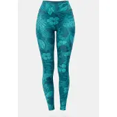 LEAFLETIC Leggings 'Women`s Long Length Legging' turquesa / petróleo