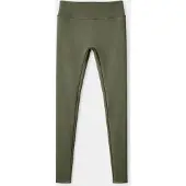 LEAFLETIC Leggings 'Woman`s Long Leggings with Back Gathering' verde