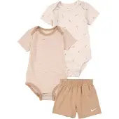 Nike Conjunto 'SWOOSHFETTI' camelo / arena