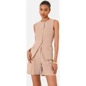 Lipsy Chaleco para traje rosé / talco