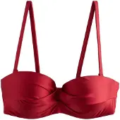 Mint Velvet Top de bikini rojo