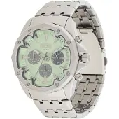 Diesel Reloj analógico 'STINGER' gris / verde