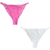 Next Tanga rosa / blanco