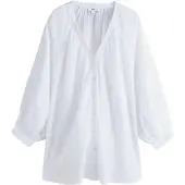 Next Vestido de playa blanco