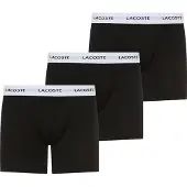 Lacoste Calzoncillo boxer negro / blanco
