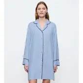 Triumph Camiseta de noche ' Amourette Jacquard ' azul claro