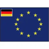 Talamex Europeo Con Bandera Pequeña De Alemania