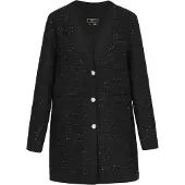 Faina Blazer negro / blanco