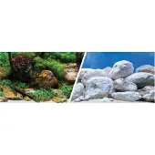 Marina Jardín de agua 3D Marina / Piedras, 47,5 cm x 7,6 m